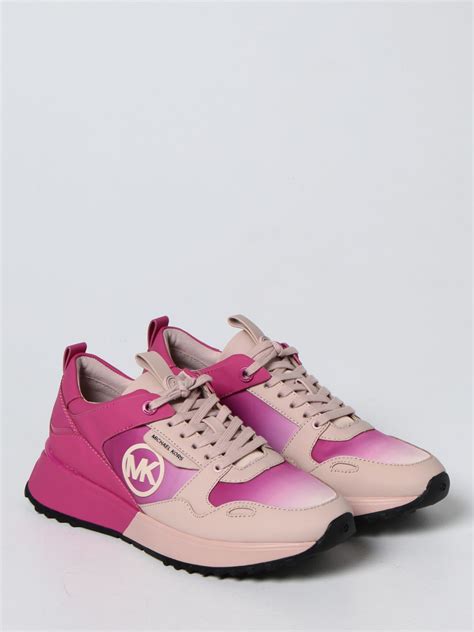 pink michael kors sneakers|Michael Kors pink sneakers women.